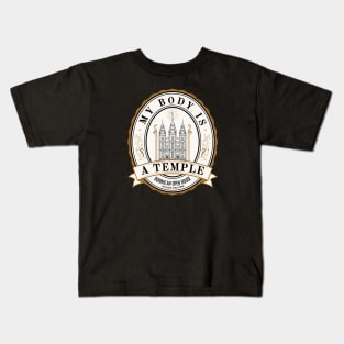My Body is a Temple Kids T-Shirt